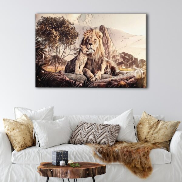 1 panels the lion king canvas art