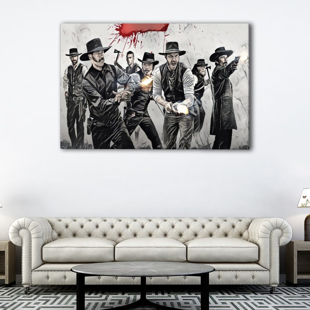 1 panels the magnificent seven canvas art