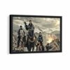 12 strong framed canvas black frame