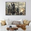 3 panels 12 strong canvas art