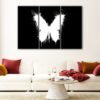 3 panels butterfly effect canvas art