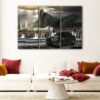 3 panels fast five canvas art