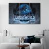 3 panels jurassic world canvas art