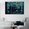 3 panels supernatural canvas art