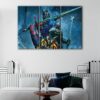 3 panels transformers canvas art