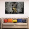 3 panels walter white canvas art