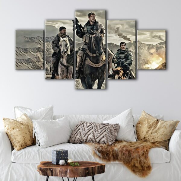 5 panels 12 strong canvas art