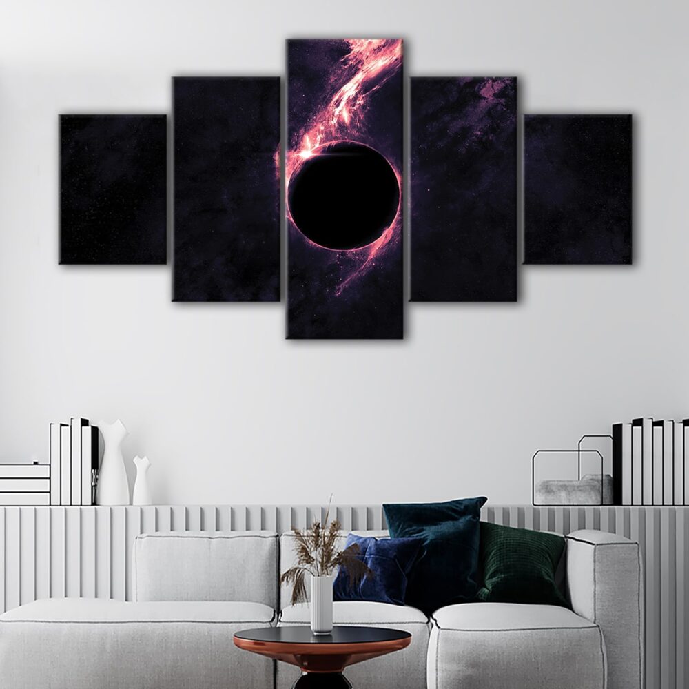 tableau éclipse solaire 5 pièces