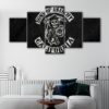 5 panels sons of anarchy canvas art