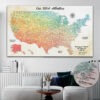 Watercolor push pin usa map featured