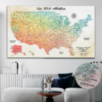 Watercolor push pin usa map featured