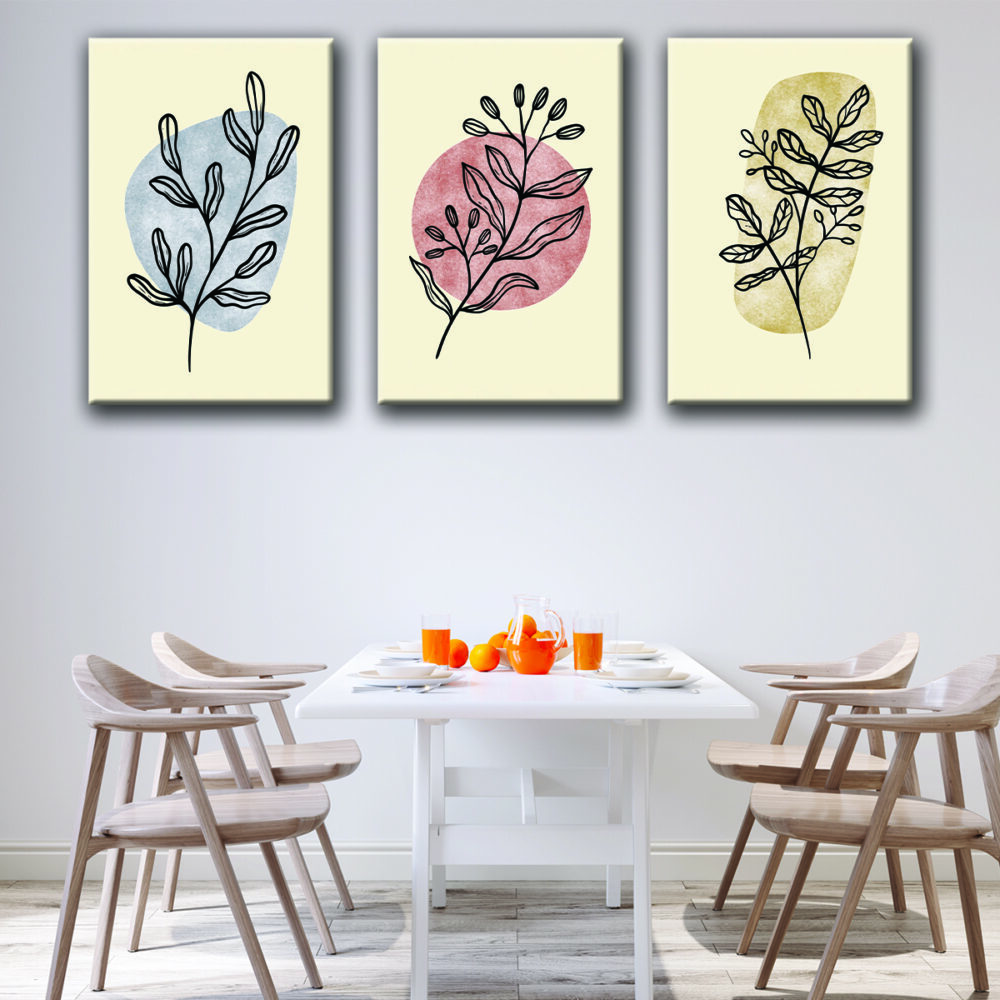 boho plants canvas art2