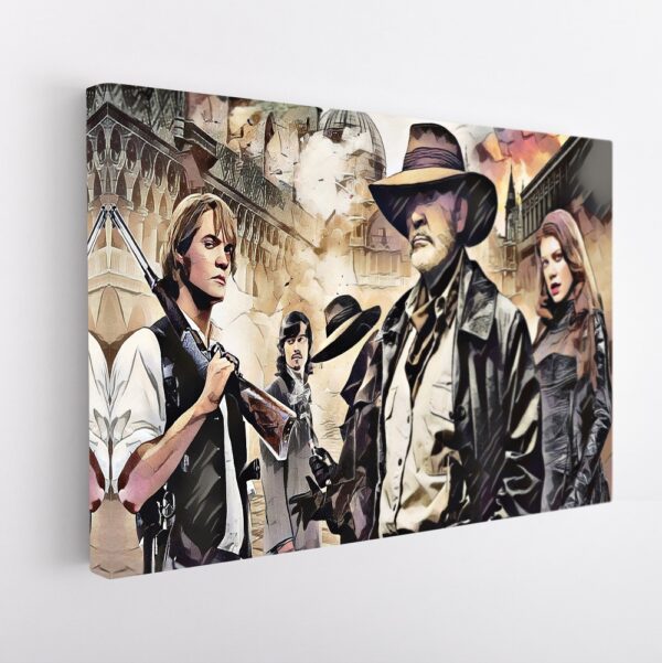 extraordinary gentlemen stretched canvas