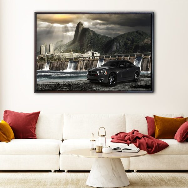 fast five floating frame canvas