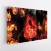 fire jazz stretched canvas