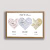 hello i do map framed canvas natural beige