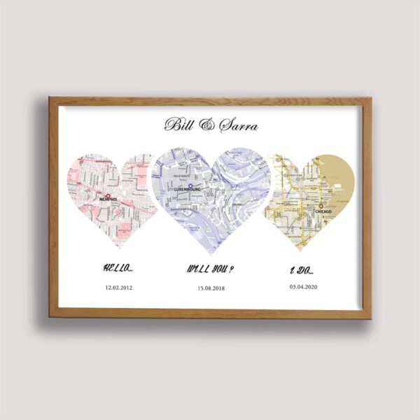 hello i do map framed canvas natural beige