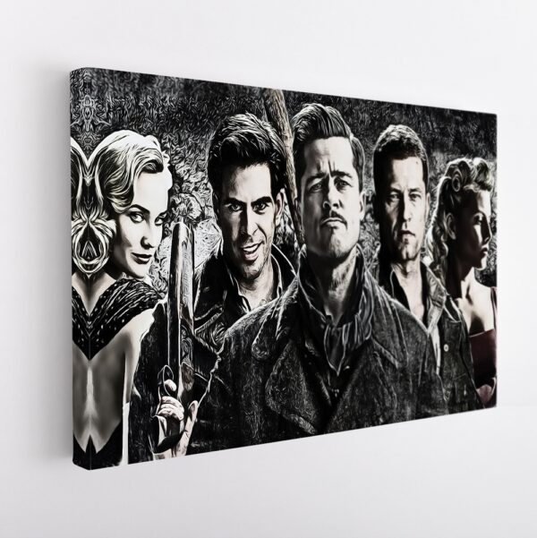 inglourious basterds stretched canvas