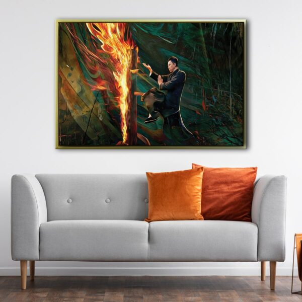 ip man floating frame canvas