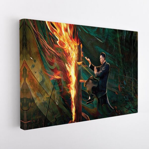 ip man stretched canvas