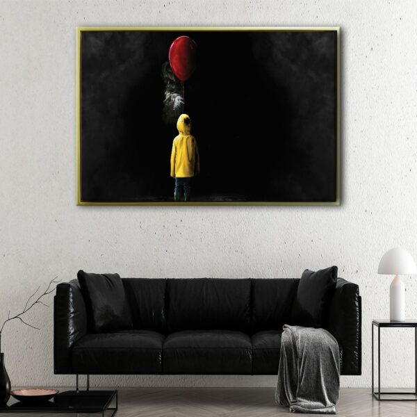 it movie floating frame canvas