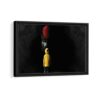 it movie framed canvas black frame