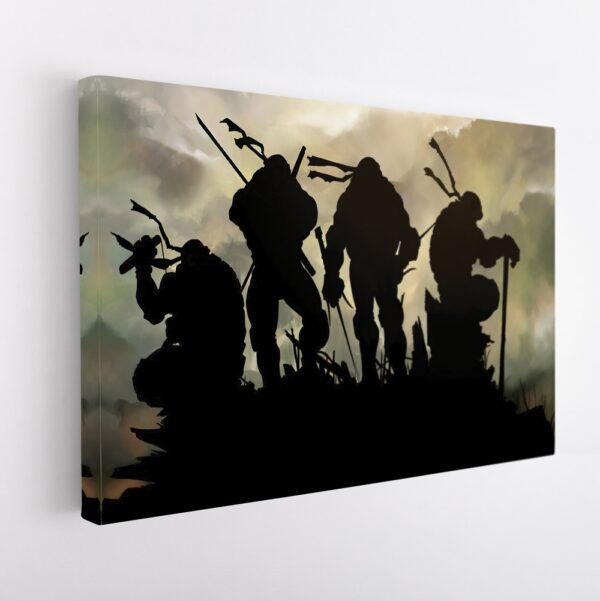 ninja turtles stretched canvas