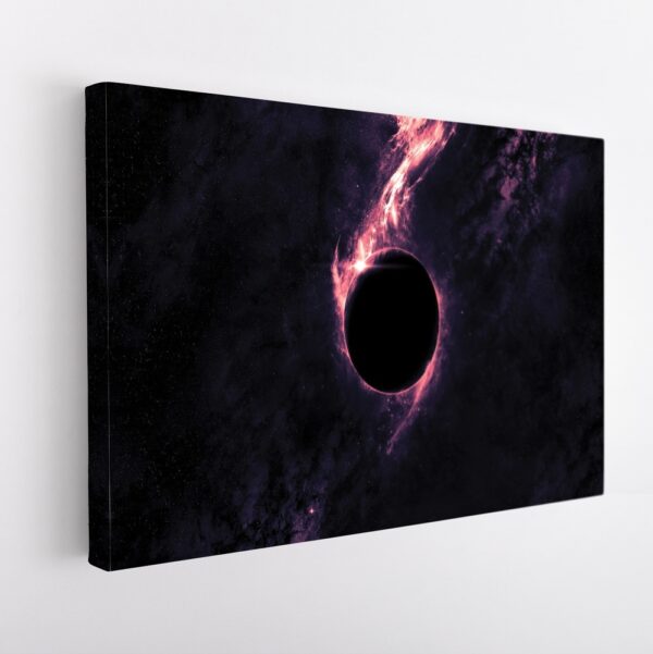 solar eclipse stretched canvas