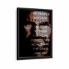 steve jobs quote framed canvas black frame