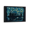 supernatural framed canvas black frame