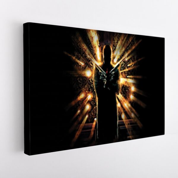 the hitman stretched canvas