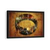 the hobbit framed canvas black frame