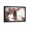 the meg framed canvas black frame