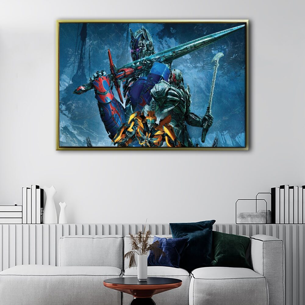 transformers floating frame canvas