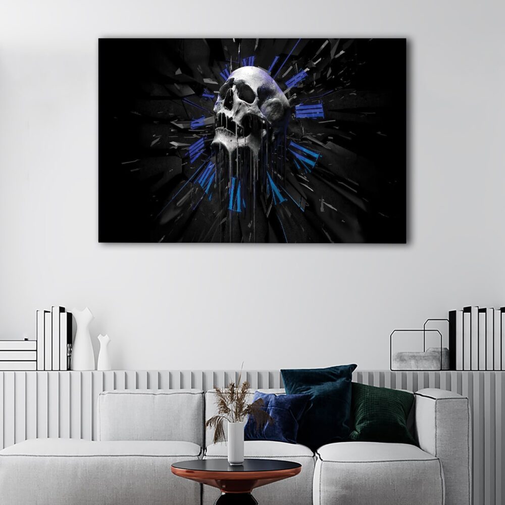 1 panels death timer canvas art