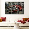 3 panels bouncing chevy impala canvas art