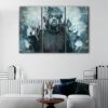 3 panels ice cube canvas art