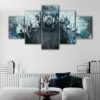 5 panels ice cube canvas art