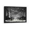 alone in the storm framed canvas black frame