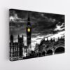 big ben by night stretched canvas