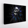 death timer stretched canvas