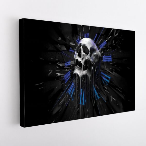 death timer stretched canvas