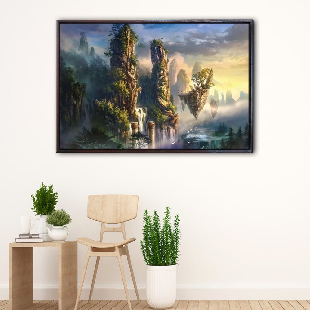 floating gardens floating frame canvas