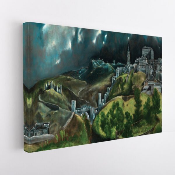 view of toledo stretched canvas