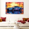 1 panel nissan gtr canvas art