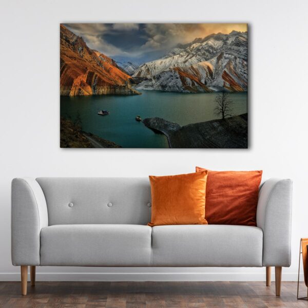 1 panels amir kabir dam canvas art