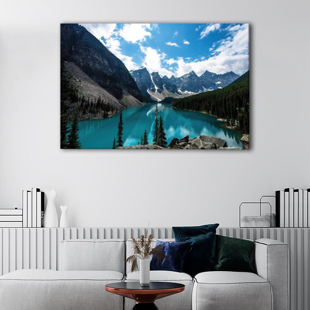 1 panels lake louise landscape canvas art