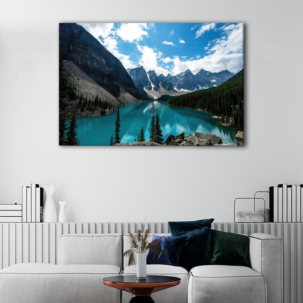 Lake Louise Canvas Wall Art | National Park Print | Canvas Art Bay