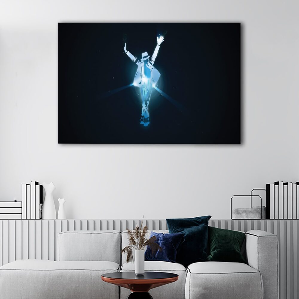 1 panels moon walker canvas art