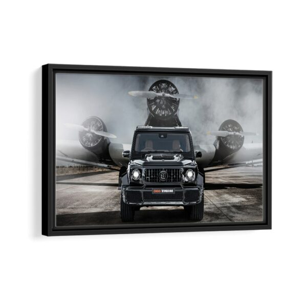 tableau classe g de brabus avec cadre noir